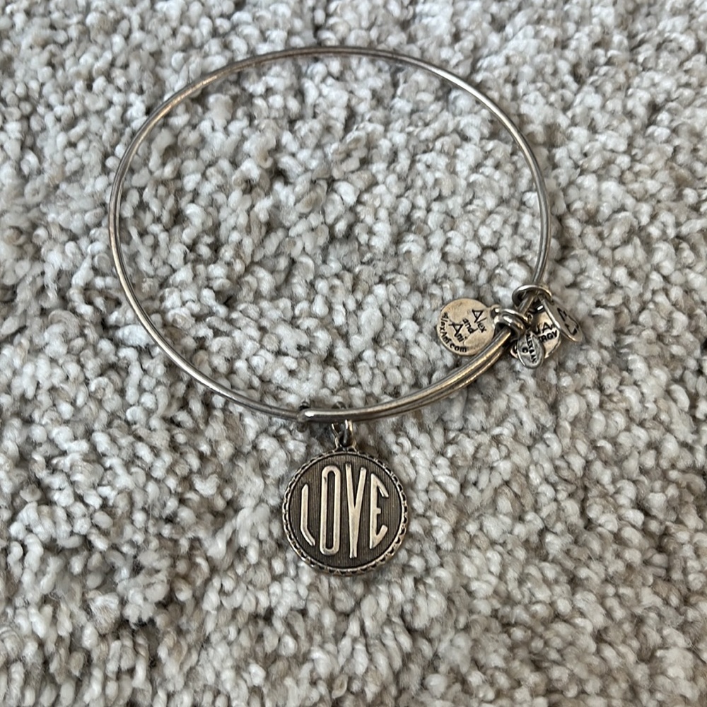 Alex and Ani heart and love charm bracelet set - Picture 6 of 8